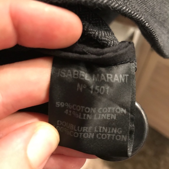 NWOT Isabel Marant Cotton Linen Blazer - Picture 8 of 8